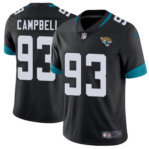 Jacksonville Jaguars 93 Calais Campbell Black Team Color Youth Stitched NFL Vapor Untouchable Limited Jersey